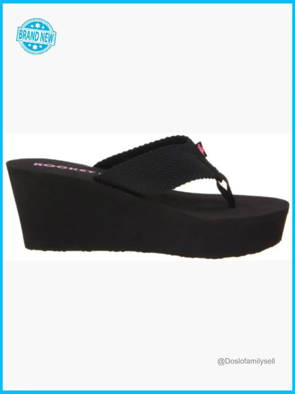 Wedge Flip Flop Sandals Platform 3 Inch Heel Comfort Foam Casual Summer